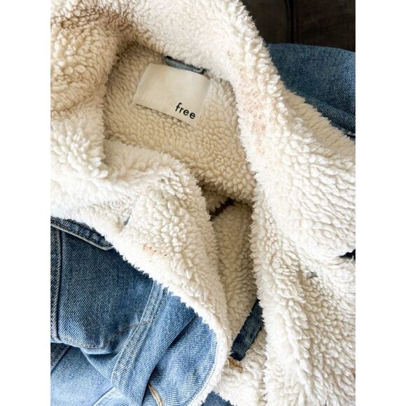 Wilfred Light Blue Jean Jacket with White Accents - Picture 7 of 7